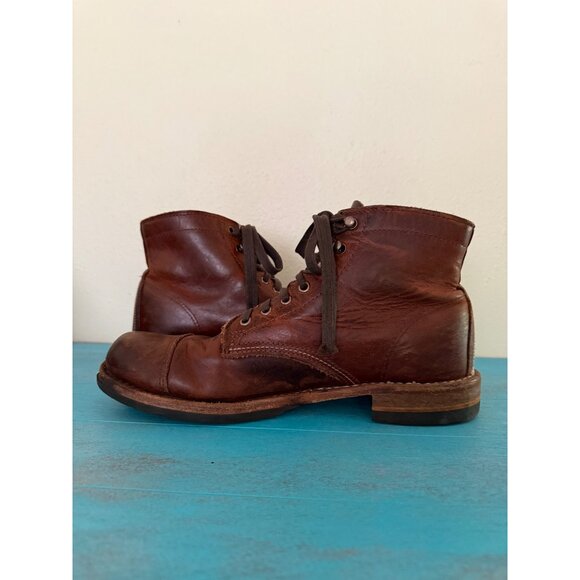 Wolverine 1000 Mile Brown Leather Lace-Up Boots Mens Size 9 - Picture 9 of 12